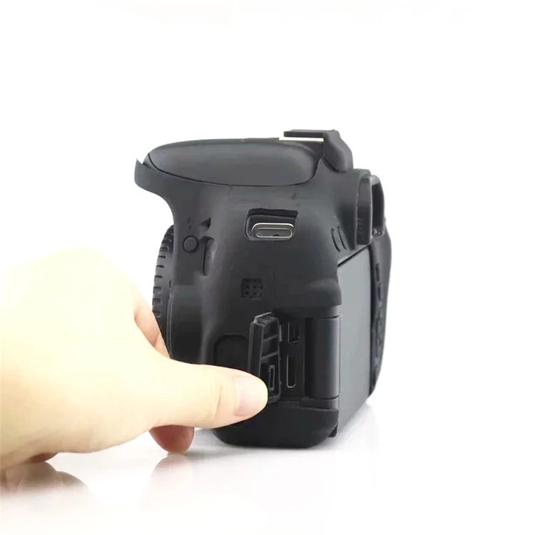 Ударопрочный эластичный чехол для DSLR камеры, защитный чехол, съемный чехол с защитой от царапин, силиконовый компактный чехол для Canon 750D