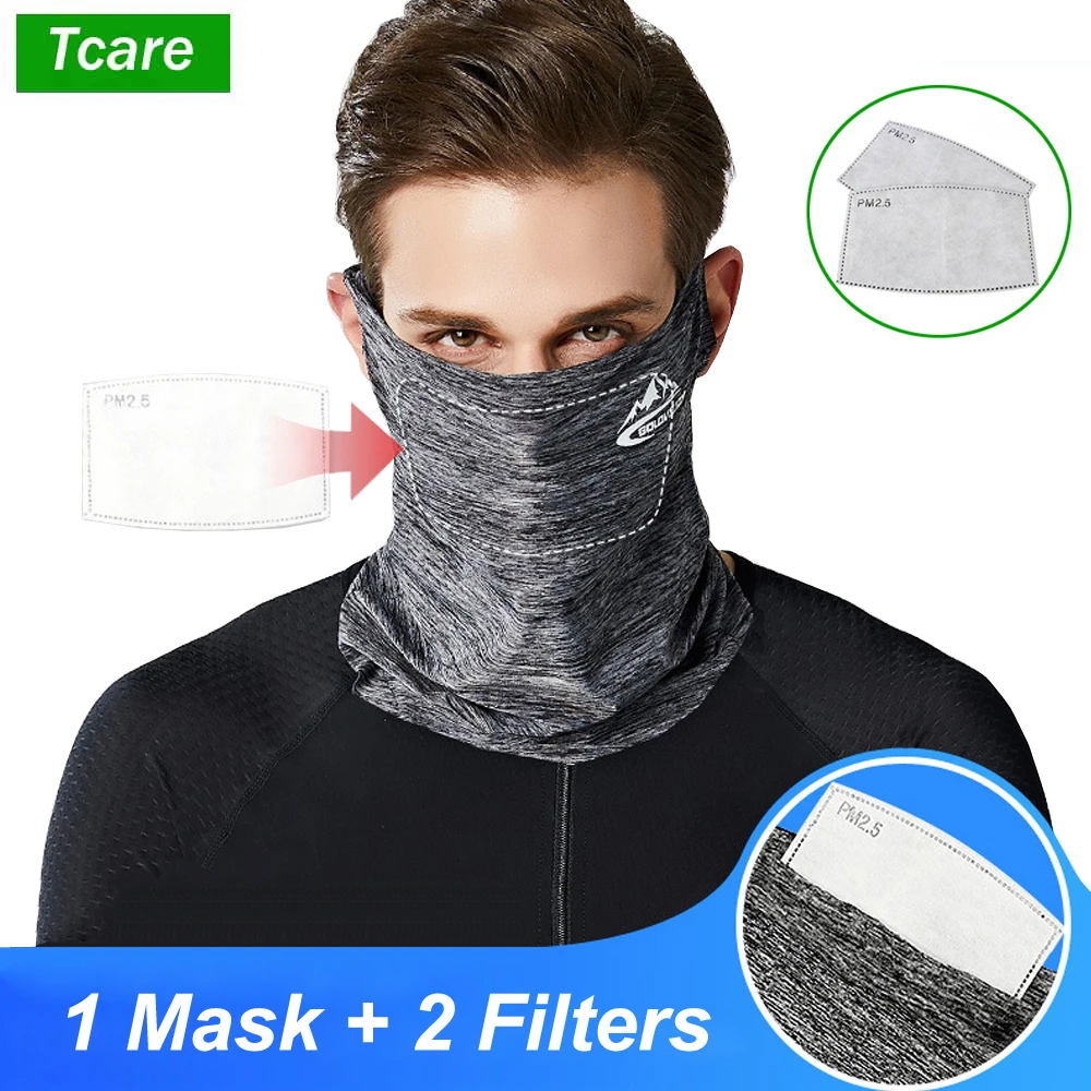 Half Face Bike Riding Ice Silk Anti Pollution Safety Mask With PM2.5 Activated Carbon Filter, Dust Windproof mask with Ear Hook|Masks| - AliExpress