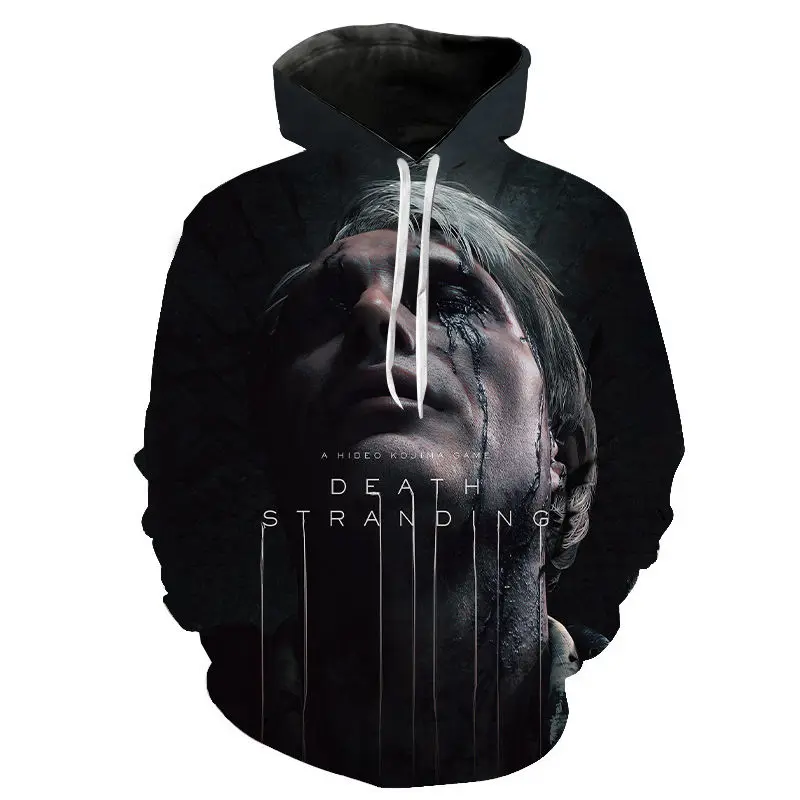 2020 Новый Death Stranding толстовки свободного покроя кофты с капюшоном уличная 3D печати