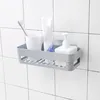 Brief  Bathroom Soap Towel Holder Shelf Wall Vacuum Suction Cup Sponges Storage Basket 1pc 4