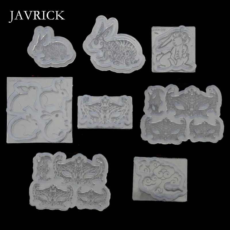 

DIY Cute Rabbit Mask Cloud Pendant Silicone Mold Resin Craft Tools DIY Accessories Jewelry Making Tools