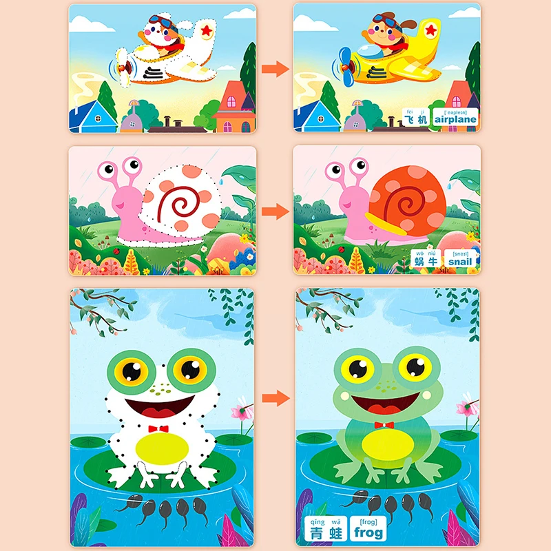 1 Set Magical Kalligrafie Herbruikbare Kleurboek Magic Water Boek Peuter Vroege Onderwijs Leren Speelgoed|Notitieboek| - AliExpress