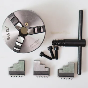 

Three-Claw Self-Centering Chuck K11-80 Manual New 3 inch 3 Jaw Lathe Chuck Self-Centering K11 80mm Chuck