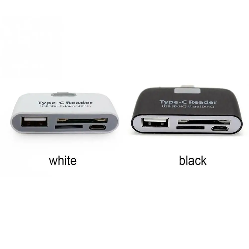 USB 3,1 тип-c OTG кардридер Тип c USB-C штекер к USB 3,0 OTG TF SD MS Женский адаптер для OTG телефона Macbook