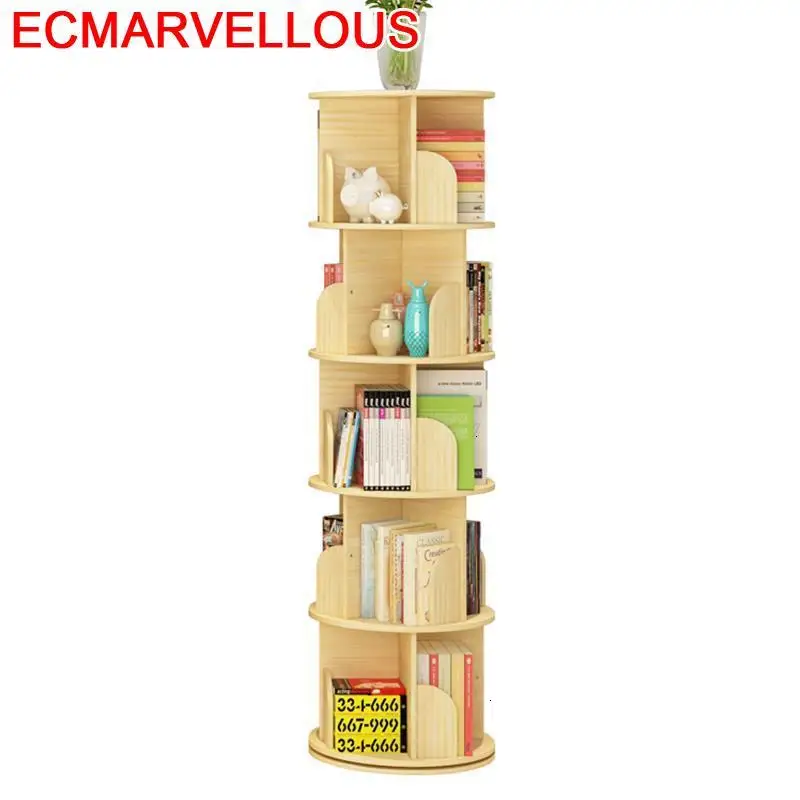 Книжная полка потертая мебель Mueble De Madera вращающийся чехол для книг liberero
