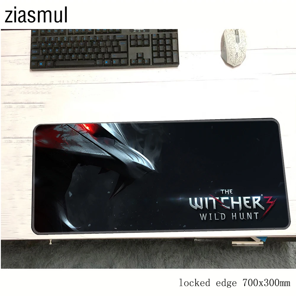 Geralt padmouse, натуральный каучук, 70x30 см, игровой коврик для мыши, игровой коврик для мыши, геймерский компьютерный esports, Настольный коврик, notbook mousemat pc - Цвет: Size 700x300x2mm