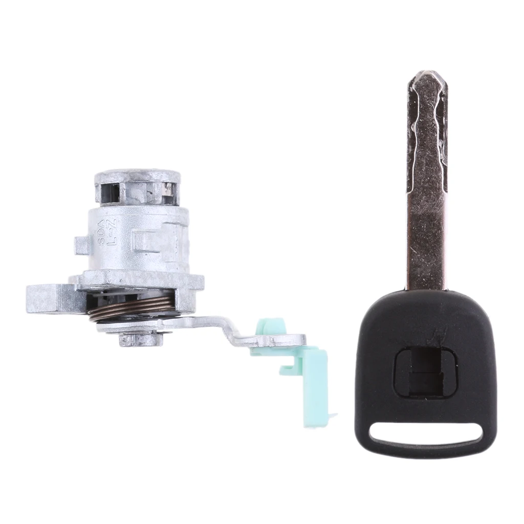 Car Front Exterior Door Lock Cylinder With Key Replacement for Honda Accord 03-07 4 Doors