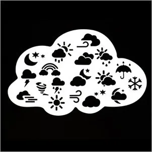 

Freeshipping DIY stationery Planner Notebook painting ruler Stencils Homemade frame number weather Graffiti ruler Weather sun