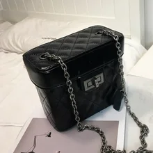 Роскошная Новая женская ребристая сумка, новая Универсальная сумка-мессенджер, модная сумка на цепочке, сумка на плечо, маленькая квадратная сумка, дизайнерская