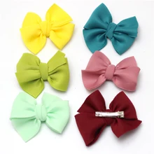 

Scuba Cotton Hairbow for Children Hair Clips Epingle A Cheveux Fille Baby Speldjes Girls Hairbow Barrettes Fabric Kids Hairpin