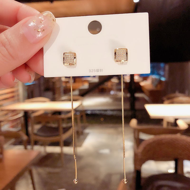 Big Hoop Earrings For Women Large Circle Shiny Rhinestone Earring Bride Wedding Party Temperament Jewelry Gift