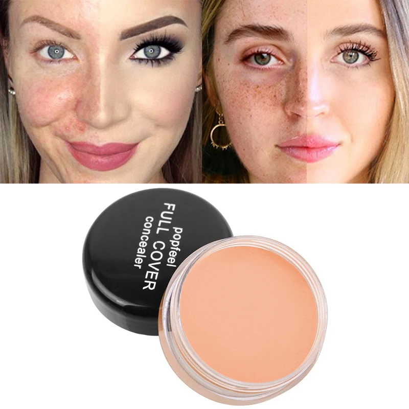 

Popfeel Base Face Concealer Cream Full Cover Blemish Eye Lip Contour Palette Makeup Liquid Foundation Cosmetics Color Corrector