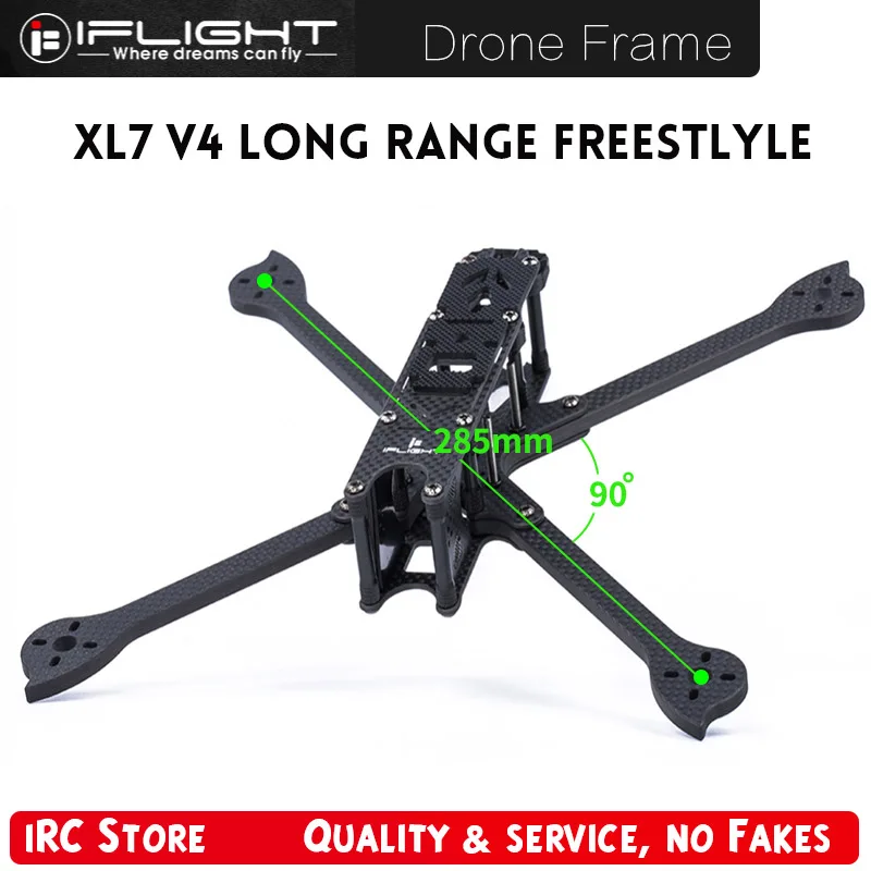 

iFlight XL7 V4 FPV Racing Drone Frame 7 Inch 285mm Wheelbase F4/F7 Flight control 2207/2306 Brushless Motor 6 inch propeller