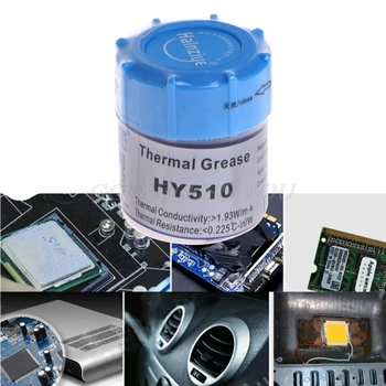

10G HY510 Thermal Grease Compound Silicone CPU Heat Sink Cooling Paste Gray Drop Shipping