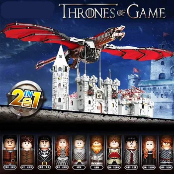 

2020 New Arrive IN STOCK Game Of Thrones Dragon Black Death Balerion Action Figures Building Blocks Collectible Toys For Gift