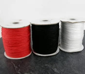 

xv213 150M mix color multicolor mixed Knot String Nylon crystal Cord diy accessories Rope for Bracelet Necklace