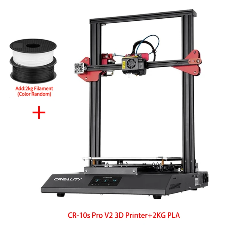 creality 3d printer Creality Upgrade CR-10S Pro V2 3D Printer with BL Touch Silent Mother Board 500W Meanwell Power Supply Full LCD Touchscreen 3d printing machine 3D Printers