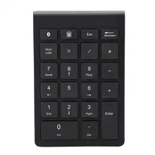 Черная клавиатура 18 клавиш/22 клавиши мини Numpad Беспроводная Bluetooth цифровая клавиатура Поддержка Windows iOS Android система абсолютно новая