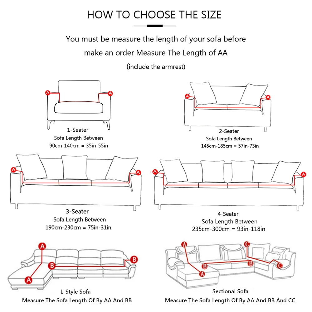 Все охватывающий чехол Противоскользящий секционные эластичный чехол для дивана крышка M L XL XXL XXXL XXXXL Форма покрывала для дивана стрейч для Гостиная 1/2/3/4-seater