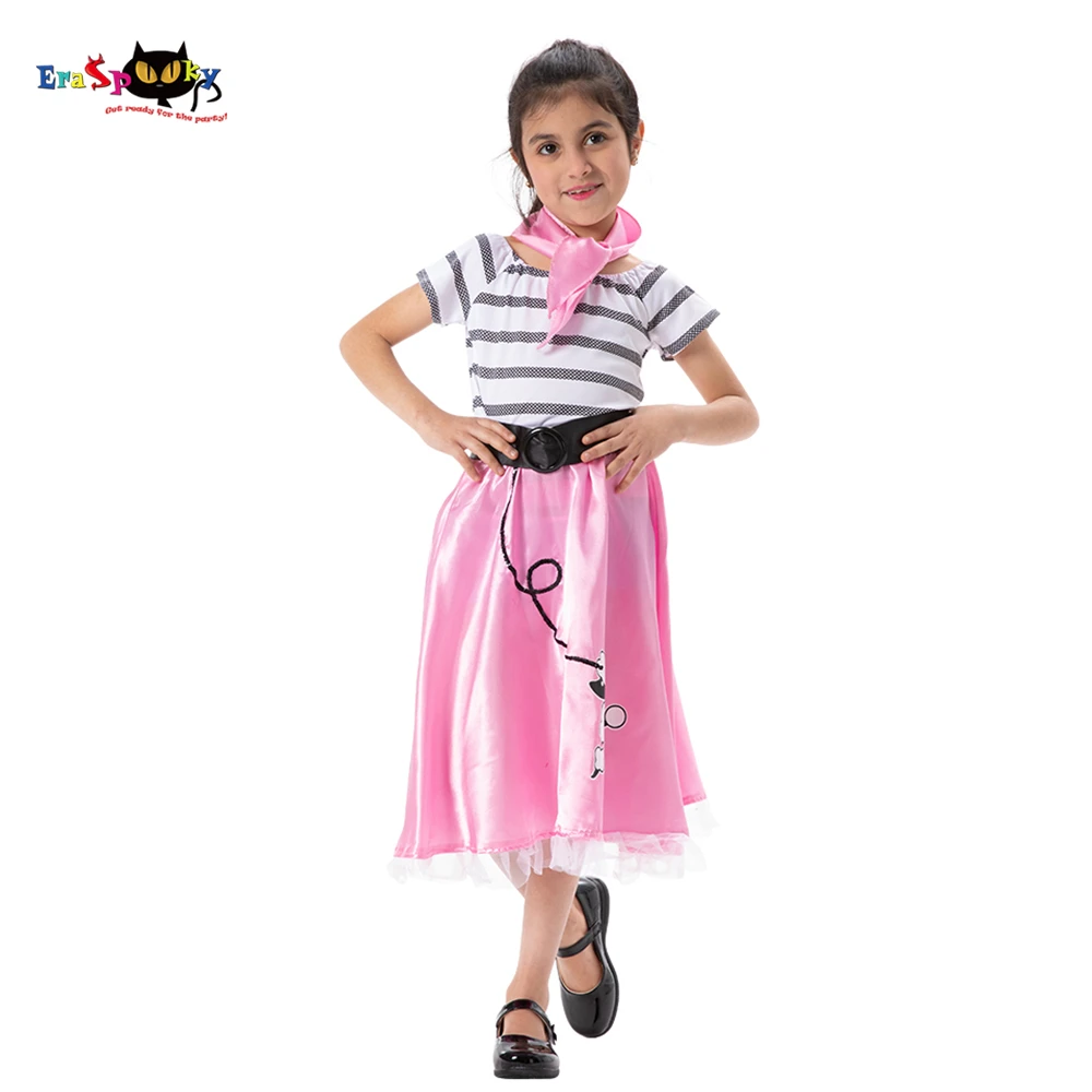 Eraspooky 80レトロなプードル犬のドレスハロウィン衣装子供のためのクリスマスカーニバルパーティーヴィンテージスクール衣装 女の子のコスチューム Aliexpress