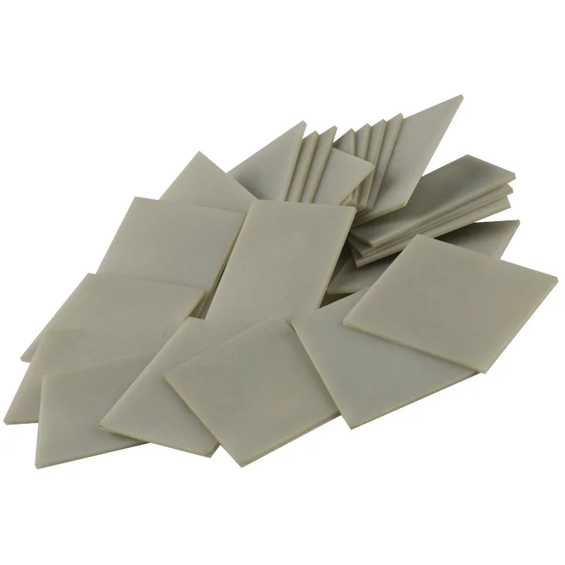 Aluminium Nitride Ceramic Substrate 10pcs Thermal Conductive Insulating Ceramic TO-220/247/264/3P/3 Aluminium Nitride