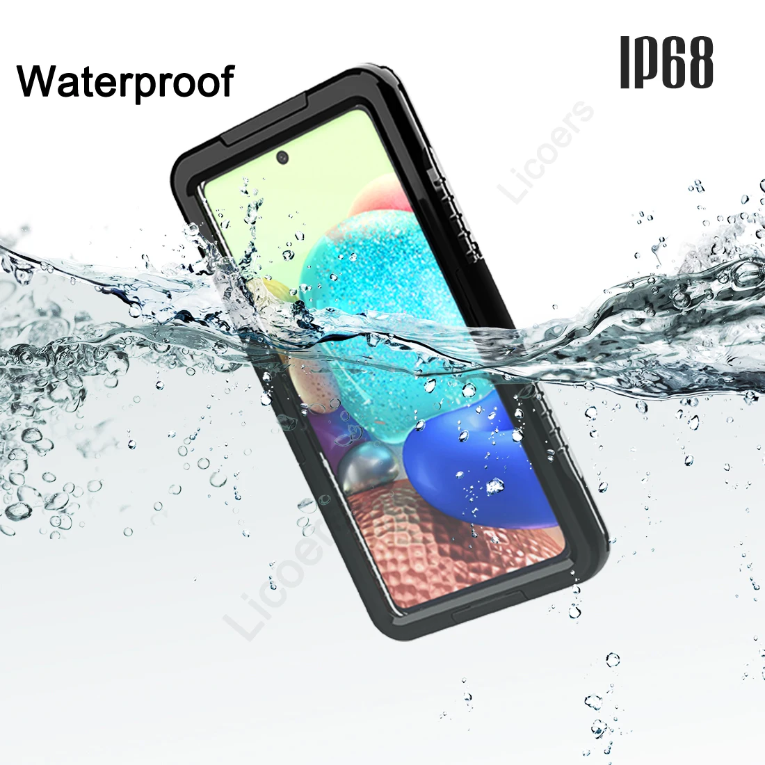 Водонепроницаемый чехол для Samsung Galaxy S21 Note 20 Ultra S20 FE Plus 10 Lite F62 A72 A52 A71 A32 5G A70S
