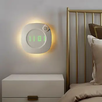 

LED Night Light Mini Light Sensor Control USB Charging /Battery Nightlight Room Bedroom Lamp Lighting Kids For Children Liv E8F3