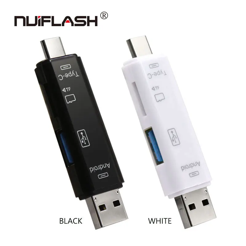 2 цвета все в 1 Usb кард-ридер высокоскоростной SD TF usb 3,0 Micro SD кард-ридер Тип C USB C Micro USB памяти OTG кард-ридер