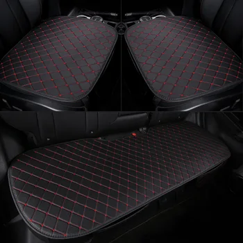 

Universal PU Leather Car Seat Cover Cushion Front Rear Backseat Seat Cover Auto Chair Seat Protector Mat Pad Car Interior Access