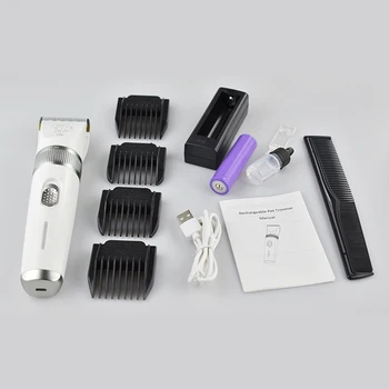 

Professional Pet Cat Dog Grooming USB Hair Cutter Trimmer Shaver Cordless Set Cutting Tool Part Accessories