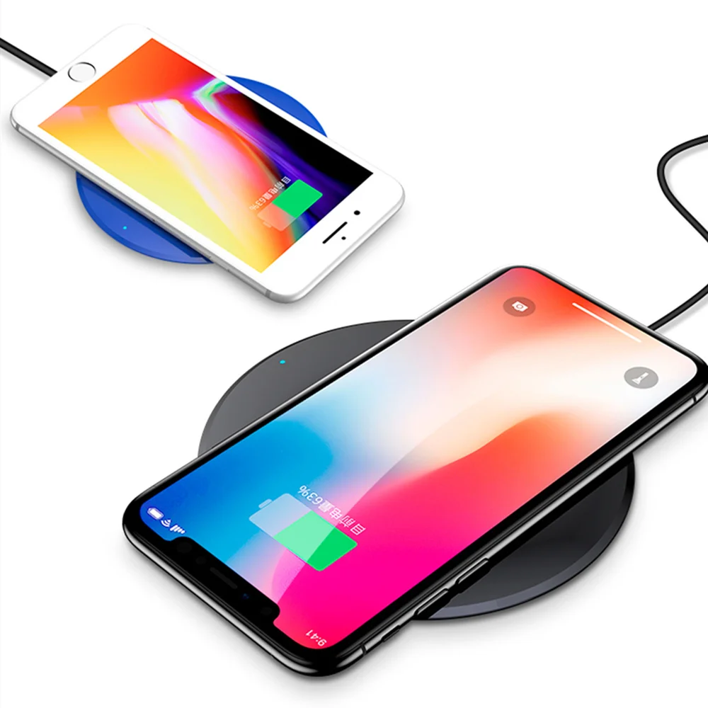 QI быстрое зарядное устройство для samsung S10 S8 S9 Plus Note 9 8 USB зарядное устройство для телефона Qi Беспроводное зарядное устройство для IPhone X Xs MAX XR 8 Plus