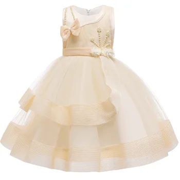 

Flower Girls Children Dresses Kids Evening Gowns For Wedding First Communion Dresses vestido comunion Princess Ball Gowns Dress