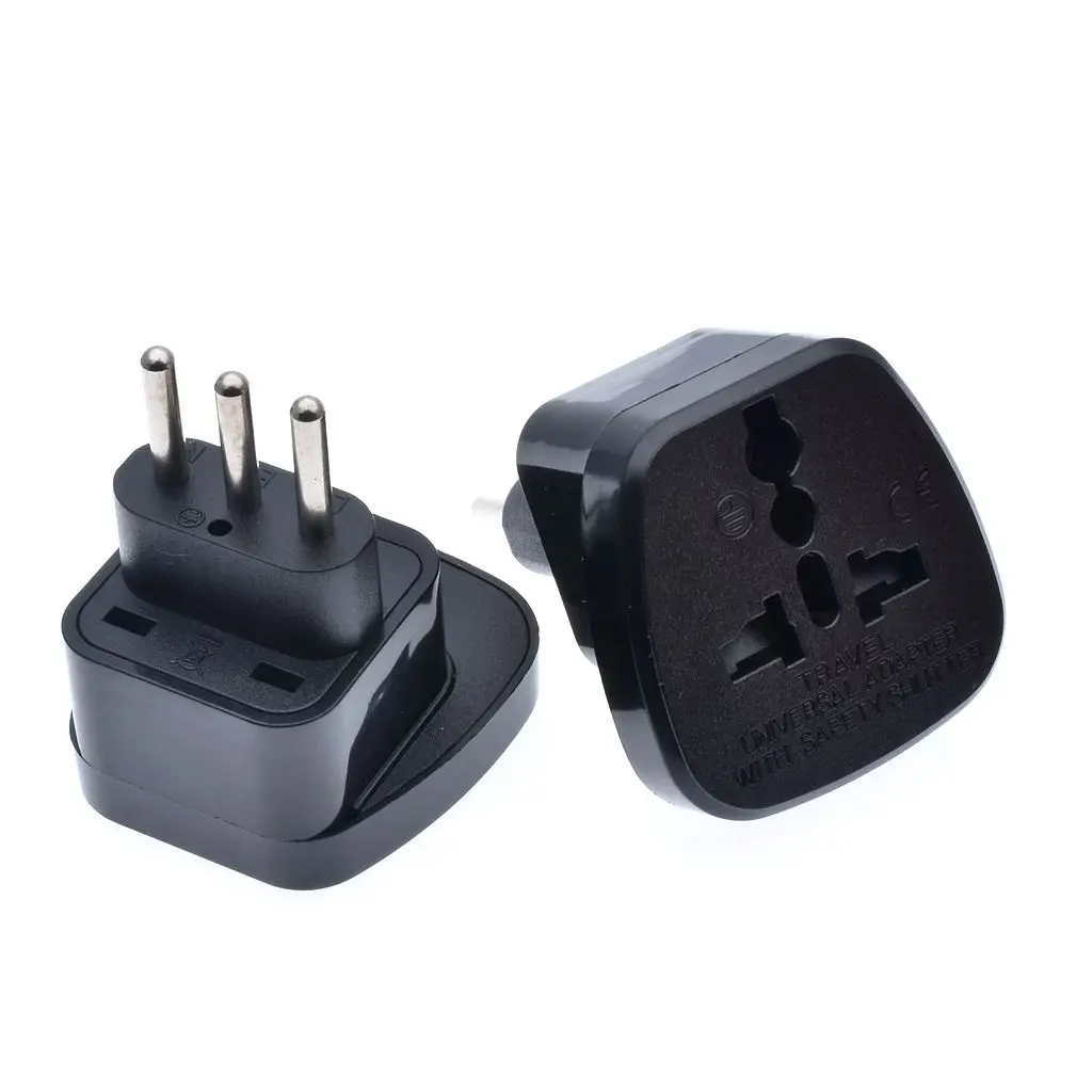 1PC White/Black safty gate Italian Travel Plug Adapters Universal US UK AU EU Italy Electrical Power Plug Adapter