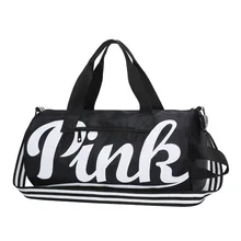 От производителя г. Новая стильная Трехцветная дорожная сумка с буквенным принтом в Корейском стиле розовая сумка