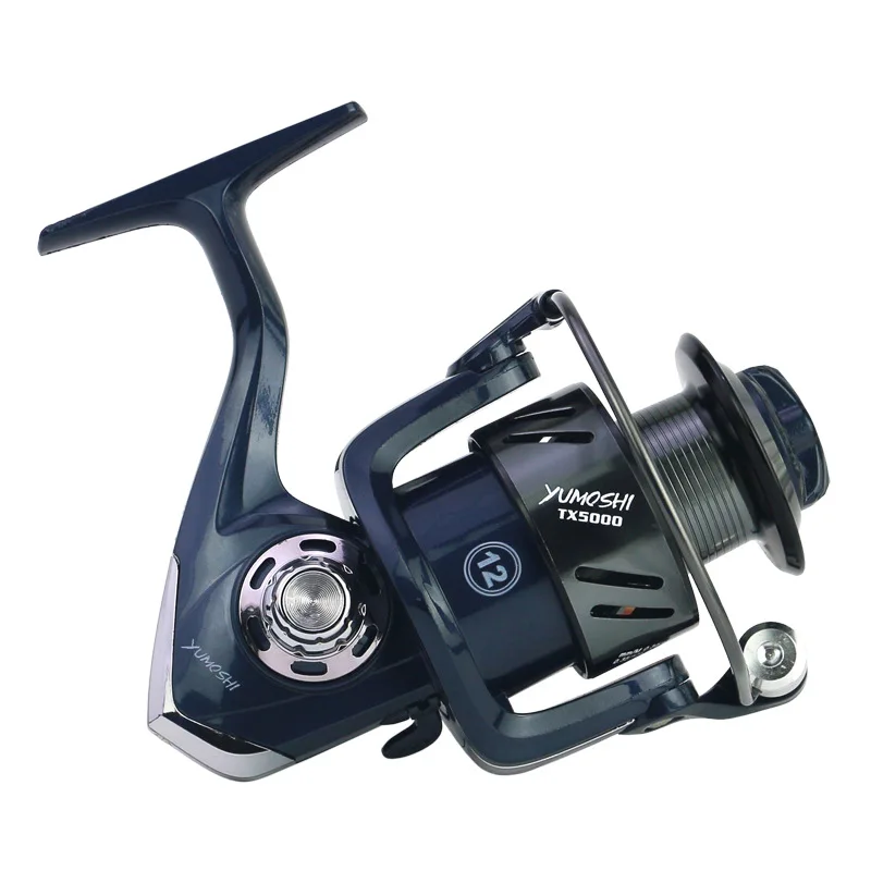 

YUMOSHI TX Fishing Spinning Reels Metal Fishing Tackle Gear Wheel Baitcasting Carp Bait Cast Spinning GapLess Casting Line Reels