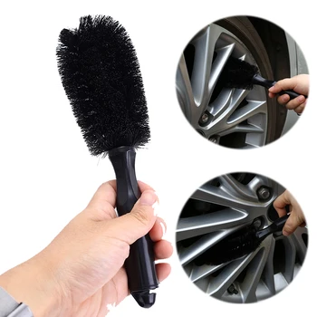 

Wheel Tire Rim Scrub Brush Car Truck Motorcycle Bike Washing Cleaning Tool Auto Detailing Brushes Car Brush Tool