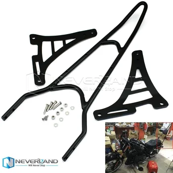 

Black Passenger Sissy Bar Backrest Set For Harley XL883C XL883R XL1200R XL1200C XL1200S D40