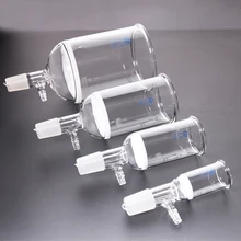 #14/19/24 Lab Glass filter funnel suction funnel with branch pipe G3 sand core Laboratory Equipment special design lab chemical equipment photochemical 5l jacket laboratory glass reactor
