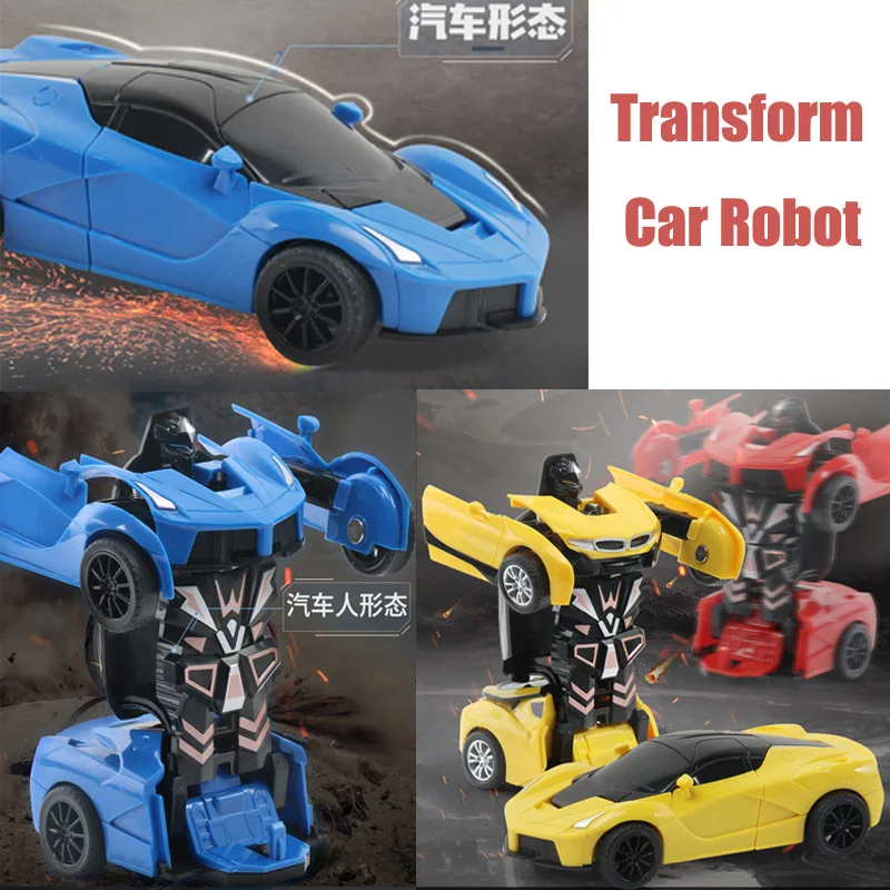 Rc Transformer 2 in 1 RC Car Robot Toy Anime Action Figure Toys Interactive toys Collision Transforming Model Gift for Children Rc Transformer 2 in 1 RC Car Robot Toy Anime Action Figure Toys Interactive toys Collision Transforming Model Gift for Children