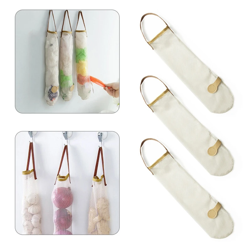 3 шт. сетчатые подвесные мешки для хранения фруктов | Дом и сад