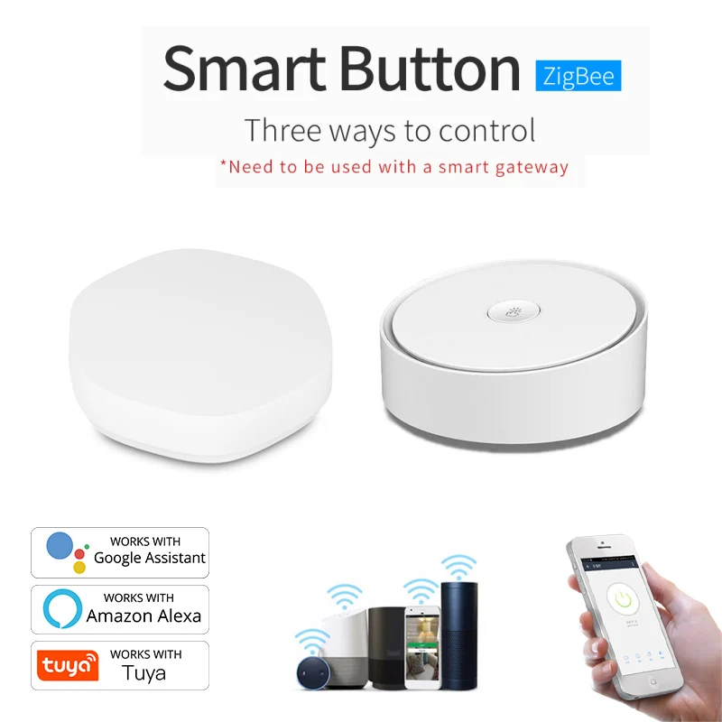 Tuya Zigbee Wireless Smart Switch Multi-Scene-Linkage-Hausautomations-Controller 