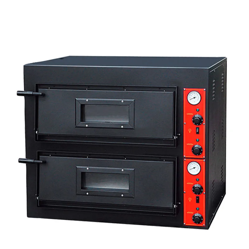 BS-662h Commercial Oven Two-layer Two-plate Toast Cake Multi-Function Large-capacity Double-layer Electric Pizza Oven