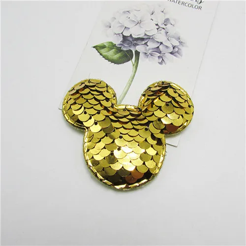 golden mickey 10 шт., рыбья чешуя, блестки, эльф, аксессуары ручной работы, товары для рукоделия, шпилька, головной убор, посылка, кошелек, Декор, материалы для рукоделия - Цвет: golden mickey