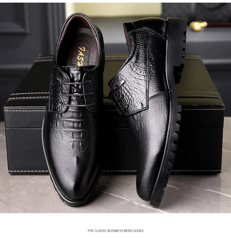 38-44 mens dress shoes business comfortable Stylish Gentleman's mens classic shoes#LQ1923