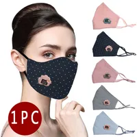 1pc Adult Cycling Mouth Mask Fashion Printing Breathable Protection Face Cover Washable Reusable Cotton Mask Mascarilla Masque 1
