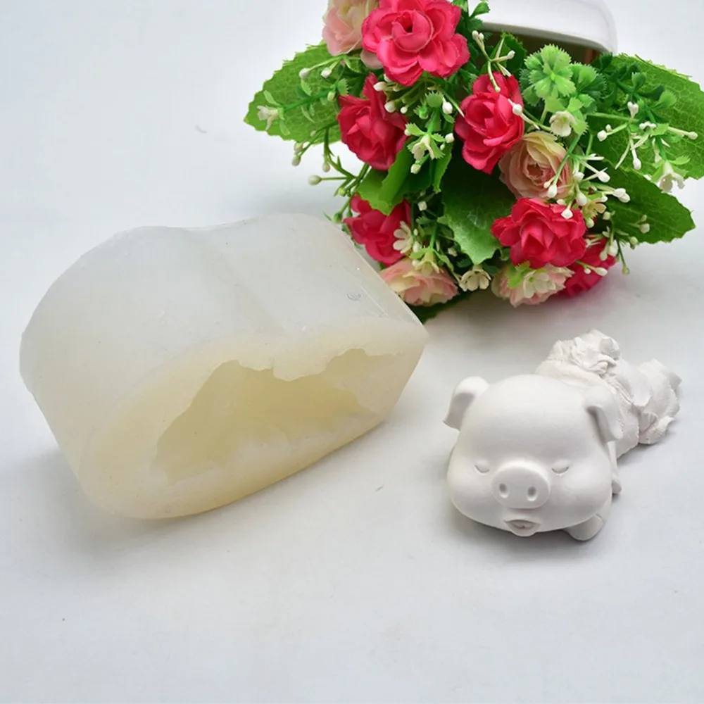 Diy Инструменты для выпечки Новые Креативные 3D стерео слюна свинья силиконовая формочка для выпечки Diy вечерние инструменты для украшения торта