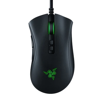 شراءالأصلي رايزر رايزر DeathAdder V2 ماوس E-Sports RGB الكابلات المضيئة ألعاب الكمبيوتر فأرة كمبيوتر محمول CF ماكرو لعبة الفئران