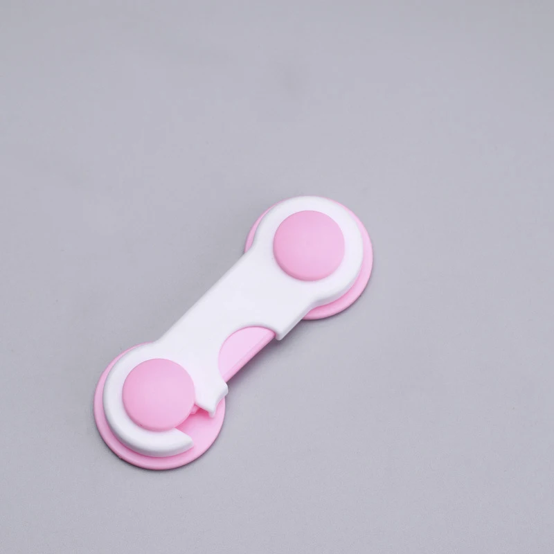 3PCS PINK 5 шт. предотвращают ущипчики безопасности ребенка дверной замок с предохранителем для шкафа холодильники защита детей замок ящика Безопасный Прочный Ребенок пластиковый шкаф для одежды мебельный замок на холодильнике з - Цвет: 3PCS PINK