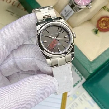 

top brand women's AAA luxury watch GMT series ceramic rose gold rlx 31MM dial date strap automatic mechanical wristwatch