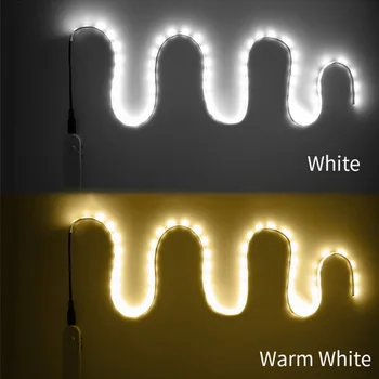 

2M 1M LED Smart Stair Light Under Bed Light PIR Sensor Detector Control Intelligent Wall Lamp Cupboard Wardrobe Light Top